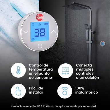 CONTROL DE TEMPERATURA DIGITAL SIN RECEPTOR USB RHEEM - 4