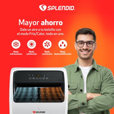 AIRE ACONDICIONADO PORTÁTIL 12000 BTU WI FI SPLENDID - 7