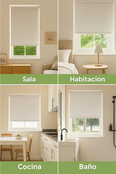 CORTINA ROLLER BLACKOUT 75X160 AISLANTE TERMICA CLEMS - 7