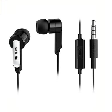 AUDIFONOS PHILIPS SHE 1405 NEGRO - 1