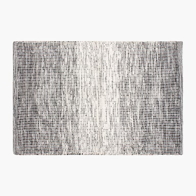 ALFOMBRA FORM DESIGN ALGODON CAIRO NEGRO NATURAL 170 X 240 CM - 3
