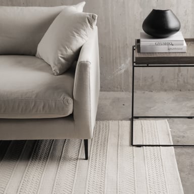 ALFOMBRA ALGODON BARTOLOME 200X300 BLANCO FORM - 2