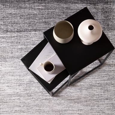 ALFOMBRA FORM DESIGN ALGODON CAIRO NEGRO NATURAL 300 X 400 CM - 2