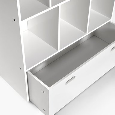 LIBRERO INFANTIL CASITA BLANCO FORM - 5