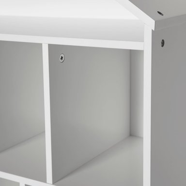 LIBRERO INFANTIL CASITA BLANCO FORM - 6