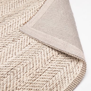 ALFOMBRA FORM DESIGN PASILLO ALGODON/CAÑAMO CHEBBI CRUDO NATURAL 60 X 220 CM - 1
