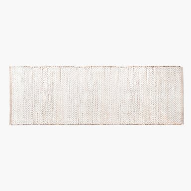 ALFOMBRA FORM DESIGN PASILLO ALGODON/CAÑAMO CHEBBI CRUDO NATURAL 60 X 220 CM - 3