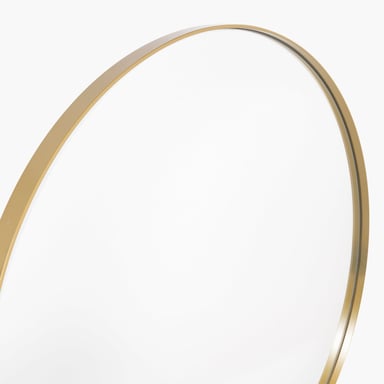 ESPEJO FORM DESIGN REDONDO LUGANO 80 DIAM DORADO - 3