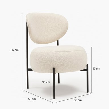 SITIAL TAPIZ SHEEP CREMA FORM - 9