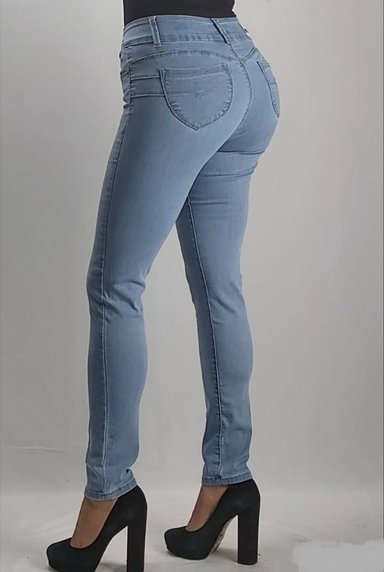JEANS PITILLO TIRO ALTO PUSH UP - 2