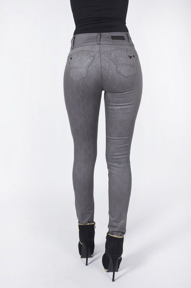PANTALON MUJER TENTATION GRIS GAB. ESTAMPADO - 3