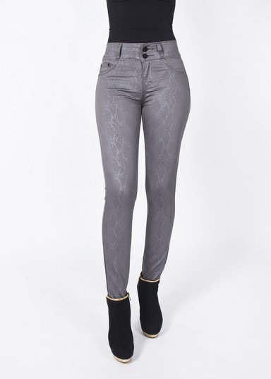 PANTALON MUJER TENTATION GRIS GAB. ESTAMPADO - 4