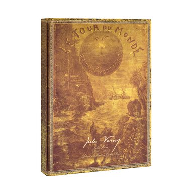 LIBRO CAJA DOCUMENTOS VERNE, AROUND THE WORLD MANUSCRIPT BOX PAPERBLANKS - 3