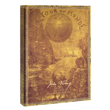 LIBRO CAJA DOCUMENTOS VERNE, AROUND THE WORLD MANUSCRIPT BOX PAPERBLANKS - 7