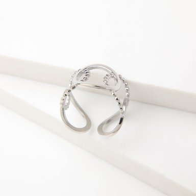 ANILLO 19V69 ITALIA ITALIA PLATEADO MUJER - 2