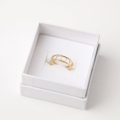 ANILLO 19V69 ITALIA ITALIA DORADO MUJER - 3