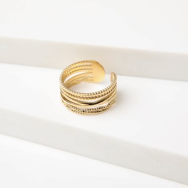 ANILLO 19V69 ITALIA ITALIA DORADO MUJER - 1