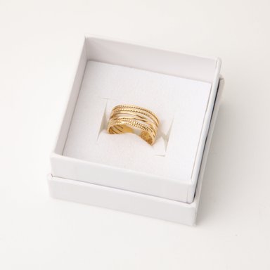 ANILLO 19V69 ITALIA ITALIA DORADO MUJER - 3