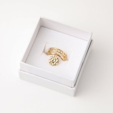 ANILLO 19V69 ITALIA ITALIA DORADO MUJER - 3