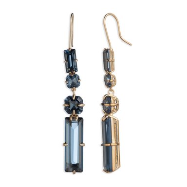 AROS METAL RALPH LAUREN COLGANTES AZUL MUJER - 1