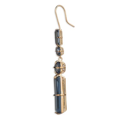 AROS METAL RALPH LAUREN COLGANTES AZUL MUJER - 2