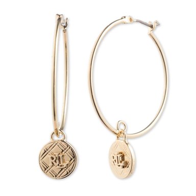 ARGOLLAS METAL RALPH LAUREN DORADO MUJER - 1