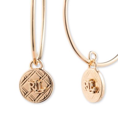 ARGOLLAS METAL RALPH LAUREN DORADO MUJER - 2