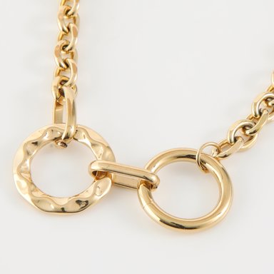COLLAR 19V69 ITALIA ACERO INOXIDABLE DORADO MUJER - 2