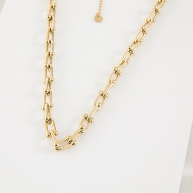 COLLAR 19V69 ITALIA ACERO INOXIDABLE DORADO MUJER STNE260 - 1