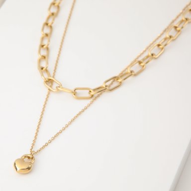 COLLAR 19V69 ITALIA ACERO INOXIDABLE DORADO - 1