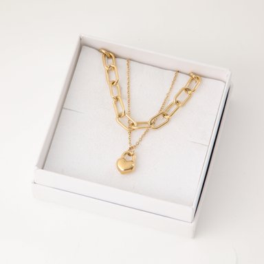 COLLAR 19V69 ITALIA ACERO INOXIDABLE DORADO - 3