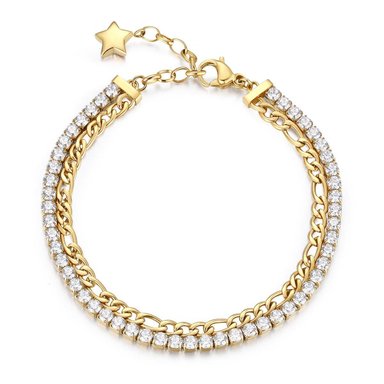 PULSERA EMPHASIS BEH15 PLATEADO BROSWAY - 1