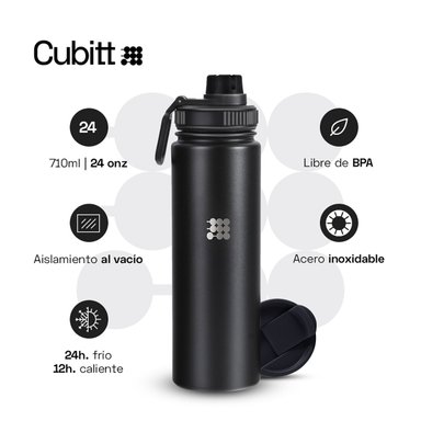 TERMO CUBITT CTHB24-1 UNISEX NEGRO - 2