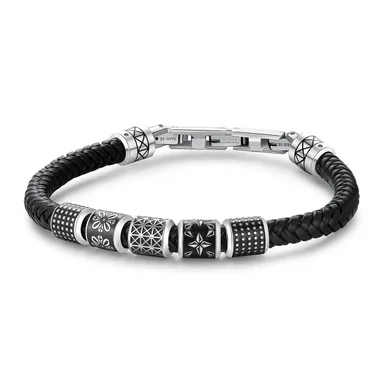PULSERA BROSWAY PLATEADA HOMBRE BUL22 - 1