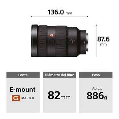 SONY LENTE FE 24-70Â MM F2.8 GM SEL 2470GM - 4