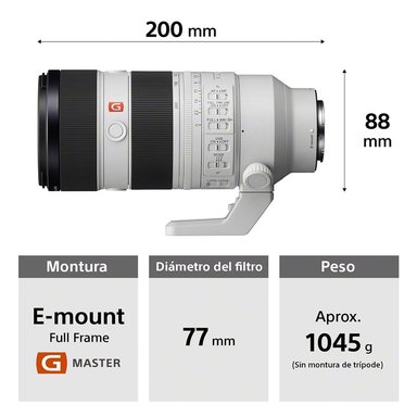 LENTE FE 70-200 MM F2.8 GM OSS - 2