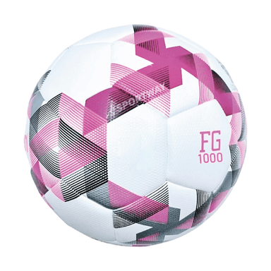 BALON FUTBOL FG 1000 ANFP LOGO MOLTEN BLANCO/ROSADO T5 - 3