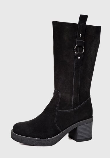 BOTA CUERO REJEAN NEGRO - 2