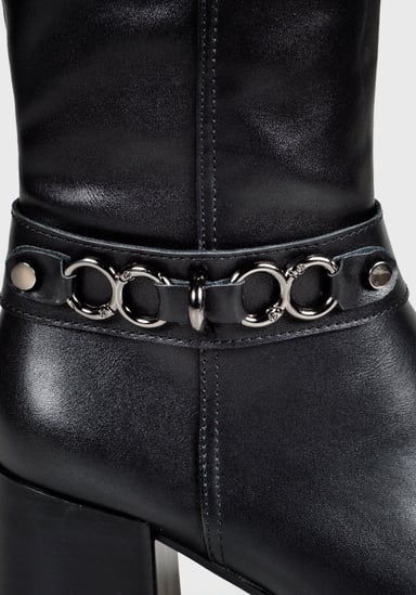 BOTA MUJER CÉLICA NEGRO - 7