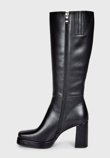 BOTA MUJER CUERO SALVIA NEGRO - 6