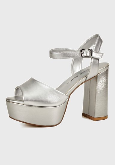 SANDALIA GOLDIE PLATEADO - 1