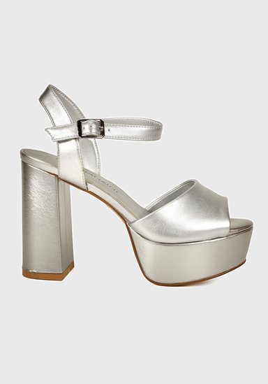 SANDALIA GOLDIE PLATEADO - 2