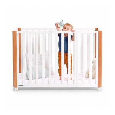 CUNA KINDERKRAFT KOYA MADERA BLANCO DE 4 EN 1 WOOD - 3