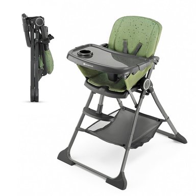SILLA DE COMER PLEGABLE FOLDEE VERDE - 1