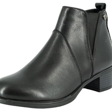 BOTIN DE CUERO LADY NEGRO ALQUIMIA - 5