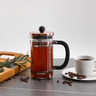 PACK CAFETERA FRANCESA 600 ML + SET 2 VASOS 550 ML SIMPLIT - 4