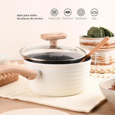 BATERIA COCINA SAVANNAH 9PZS + SET 12 UTENSILIOS CALIPSO - 2