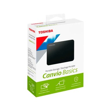 DISCO DURO TOSHIBA EXTERNO CANVIO BASICS 1TB USB 3.0 NEGRO HDTB510XK3AA - 3