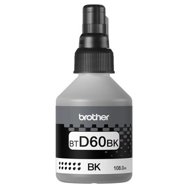 BOTELLA DE TINTA BROTHER NEGRO ORIGINAL BTD60BK - 1