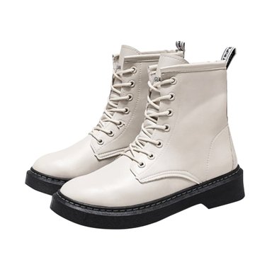 BOTINES DE DAMA COLOR CREMA TALLE 37 - 1
